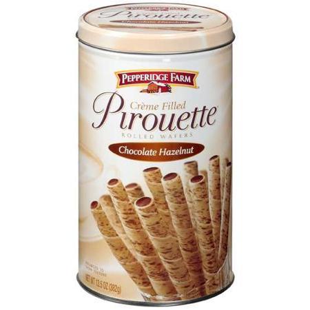 Pepperidge Farm rolled wafer cans as pots?
