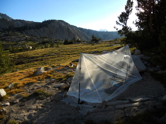 Homemade mosquito net tent