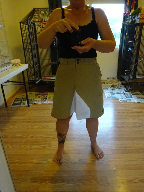 Skirt from pants