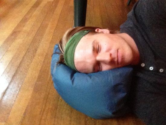 Using AirLight Seat as Pillow