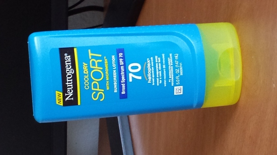 Test sunscreen