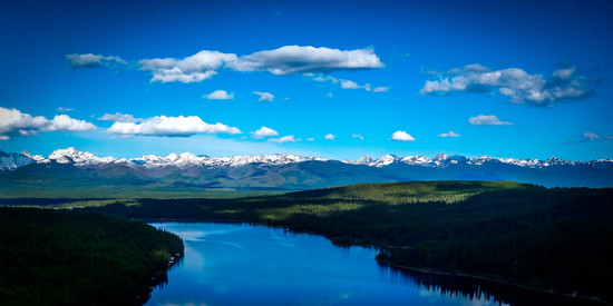 Holland Lake from east