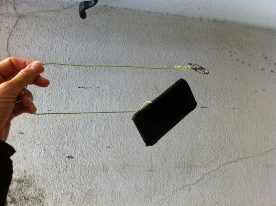 phone on string 2