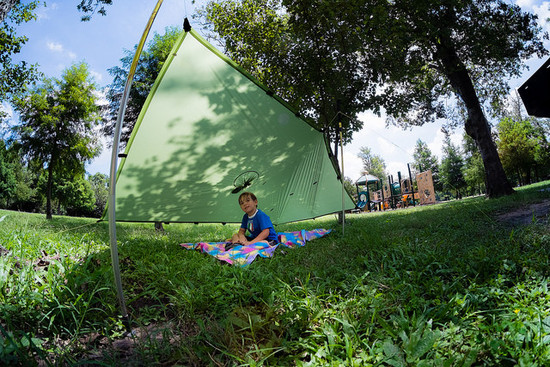 Under the tarp