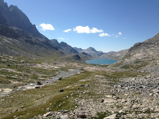 Entering Titcomb Basin