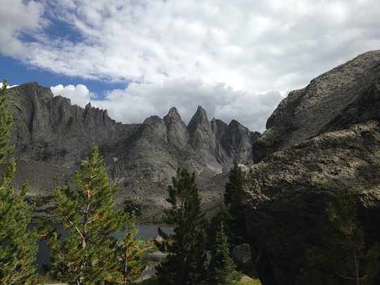 Behind The Cirque of the Towers
