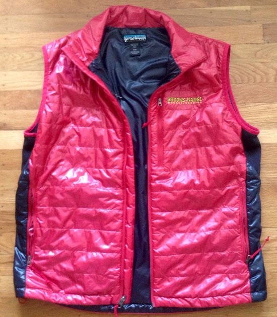 brooks vest mens pink