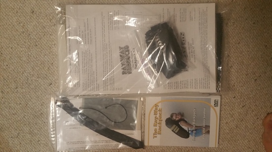 backpack with zipper and video