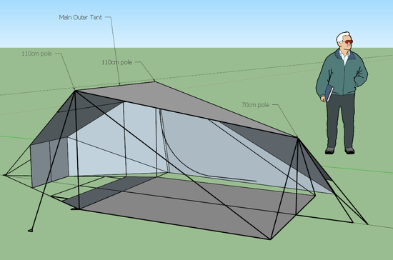 Tent inside view