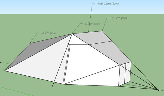 Tent outside