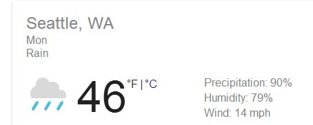 November in Seattle